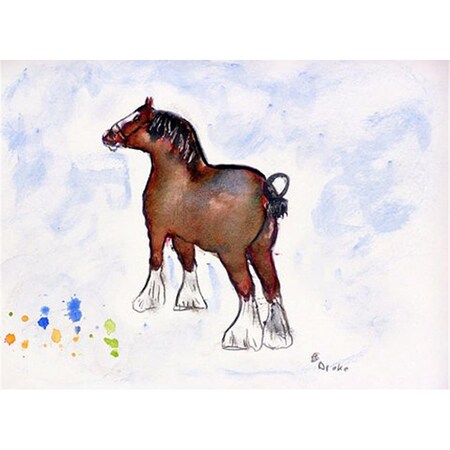 Betsy Drake Clydesdale Doormat 18 x 26 DM936